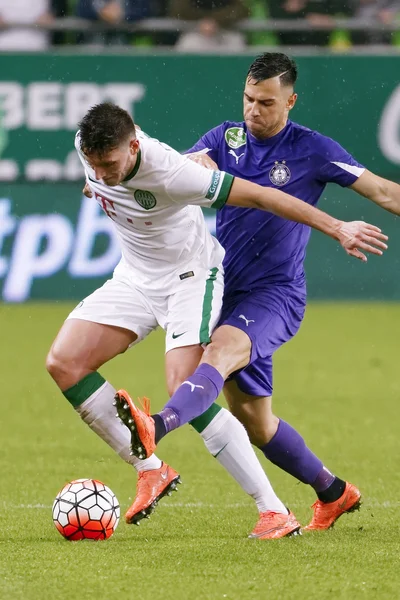 Ferencvaros - Ujpest OTP Bank League football match — Stock Photo, Image