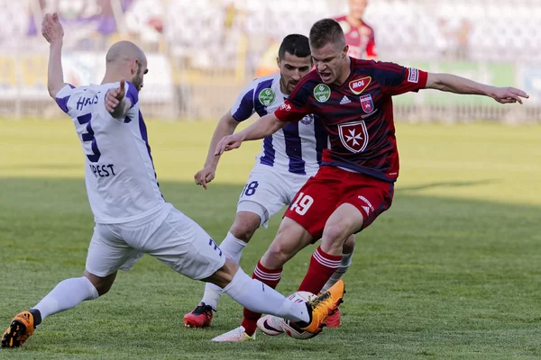 Ujpest - Videoton OTP Bank League voetbalwedstrijd — Stockfoto