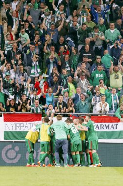 Hungarian Cup Final football match between Ujpest FC and Ferencvarosi TC
