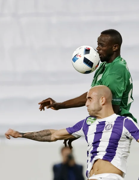 Hungarian Cup Final football match between Ujpest FC and Ferencvarosi TC — Stockfoto