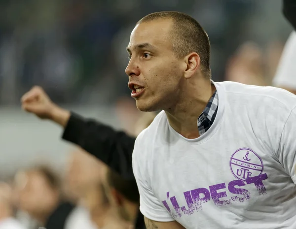 Hungarian Cup Final football match between Ujpest FC and Ferencvarosi TC — Stockfoto