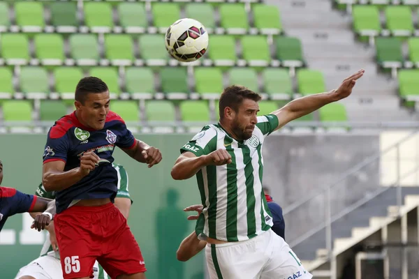 Ferencvaros vs. Nyiregyhaza OTP Bank League football match — Stock Photo, Image