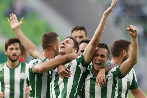 Ferencvaros vs Nyíregyháza otp bank league fotboll matchar — Stockfoto