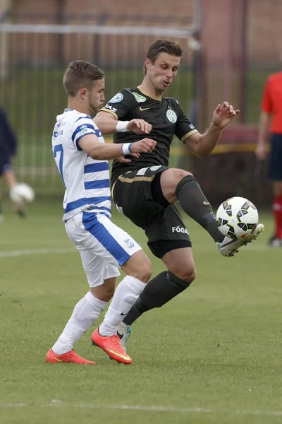 MTK vs. Ferencvaros OTP Bank League football match — Stock Photo, Image