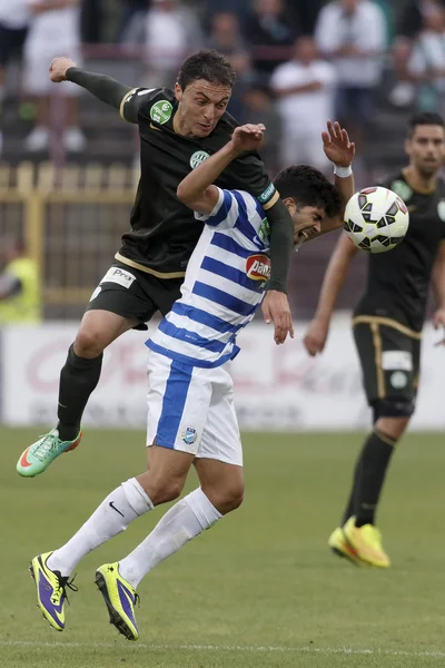 MTK vs. Ferencvaros OTP Bank League football match — Stock Photo, Image