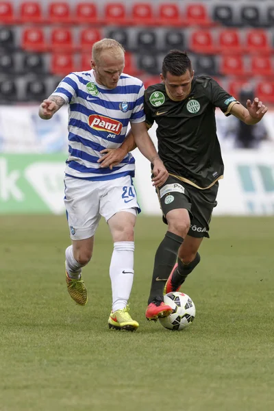 MTK vs. Ferencvaros OTP Bank League football match — Stock Photo, Image