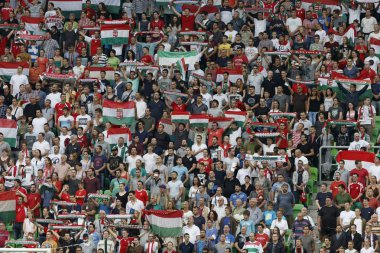 Hungary vs. Northern Ireland UEFA Euro 2016 qualifier football m clipart