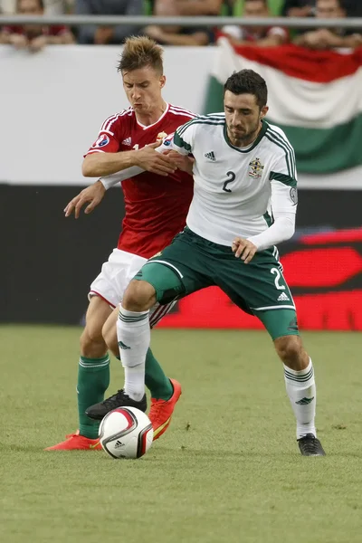 Hungria vs. Irlanda do Norte UEFA Euro 2016 qualificador de futebol m — Fotografia de Stock