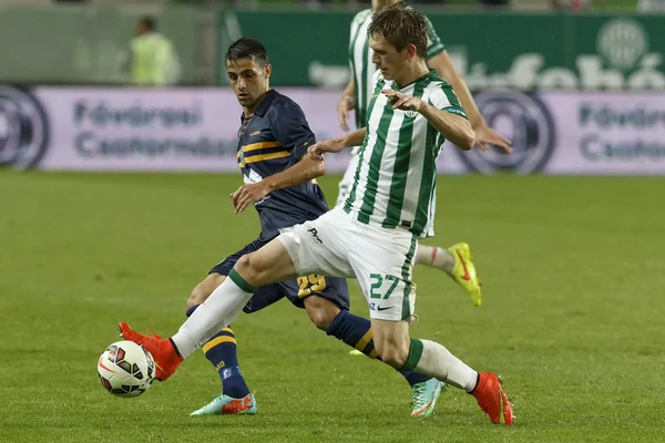 Ferencvaros vs. Puskas Akademia OTP Bank League football match — Stock Photo, Image