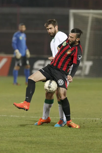 Honved vs. Ferencvarosi TC OTP Bank League partido de fútbol — Foto de Stock