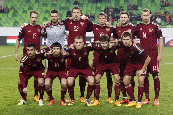 Hungary vs. Russia friendly football match