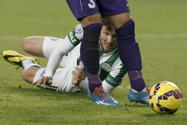 Ferencvaros vs. Kecskemet OTP Bank League football match — Stock Photo, Image