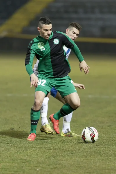 MTK vs. Paksi FC OTP Bank League partido de fútbol — Foto de Stock