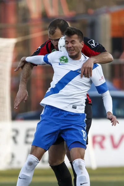 Honved vs. MTK OTP Bank League football match — Stock Photo, Image