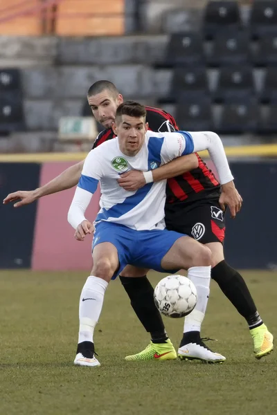 Honved vs. MTK OTP Bank League partido de fútbol — Foto de Stock