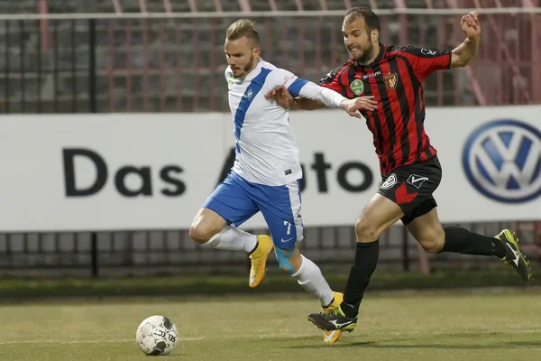 Honved vs. MTK OTP Bank League football match — Stock Photo, Image