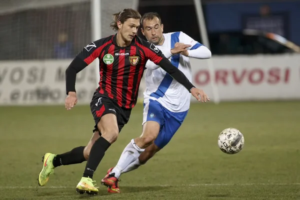 Honved vs. MTK OTP Bank League football match — Stock Photo, Image