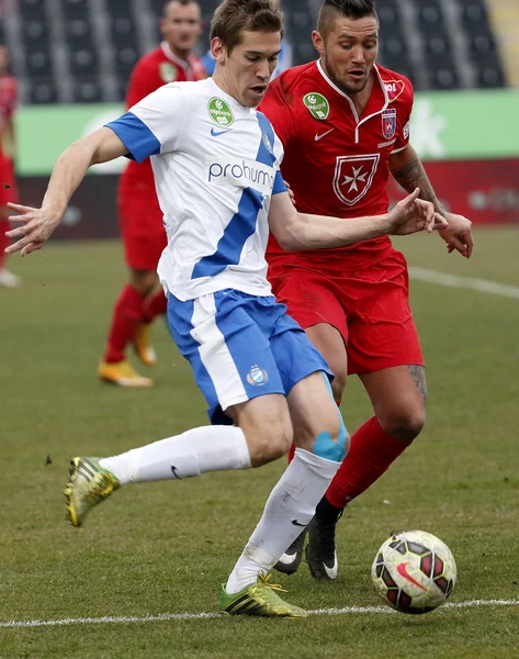 MTK vs Videoton OTP Bank League partido de fútbol — Foto de Stock