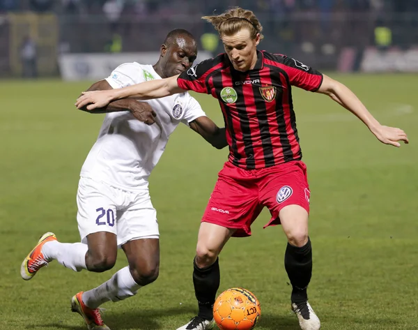 Honved vs. Ujpest OTP Bank League football match — Stock Photo, Image