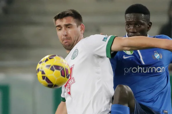 Ferencvaros vs. MTK OTP Bank League football match — Stock Photo, Image