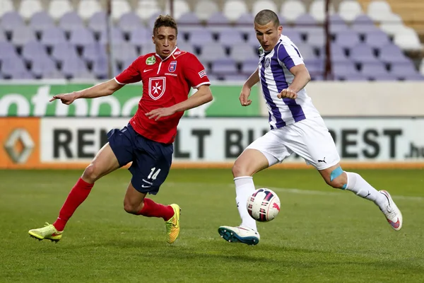 Ujpest vs. Videoton Otp Bank League football wedstrijd — Stockfoto