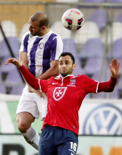 Ujpest vs. Videoton OTP Bank League match de football — Photo