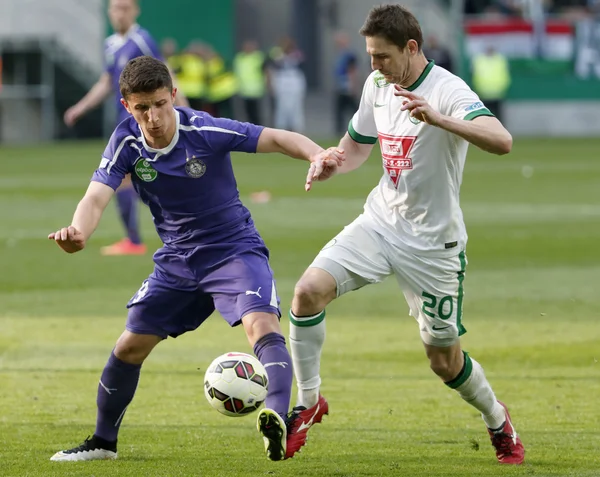 Ferencvaros vs. Újpest Otp Bank liga ragby — Stock fotografie