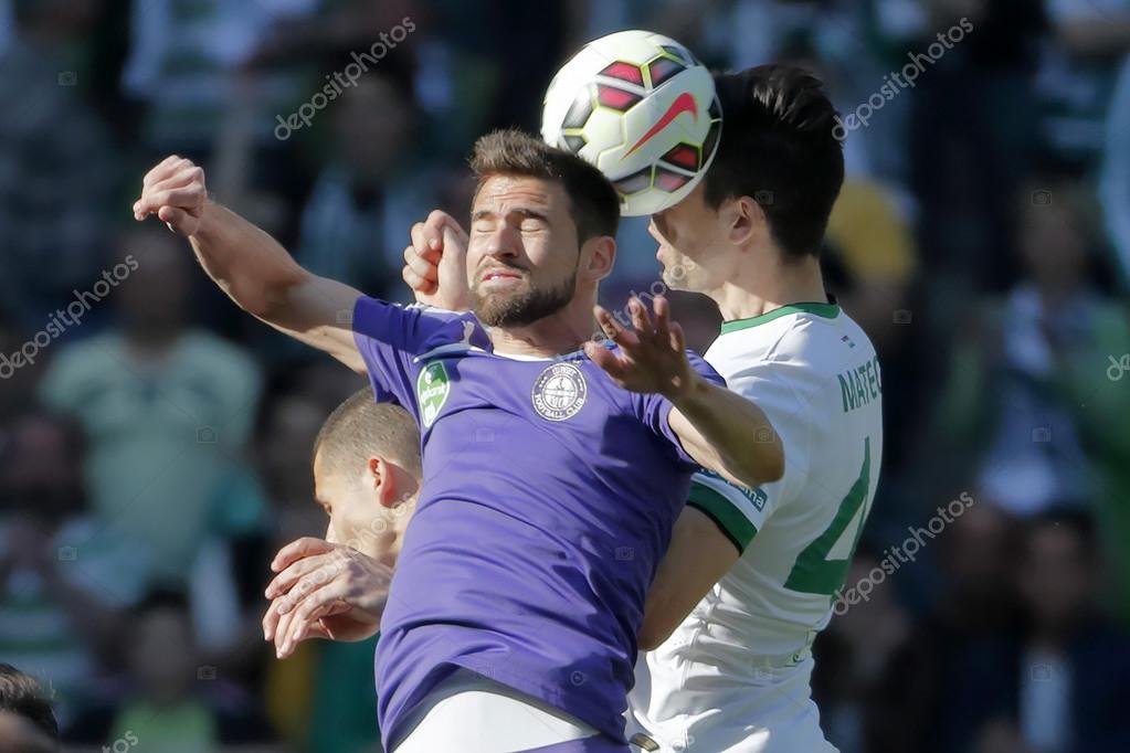 BUDAPEST - March 10: Peter Kabat Of UTE With The Ball During