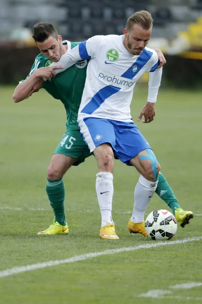 MTK vs. Gyor OTP Bank League football match — Stock Photo, Image