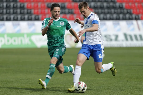 MTK vs. Gyor OTP Bank League football match — Stock Photo, Image