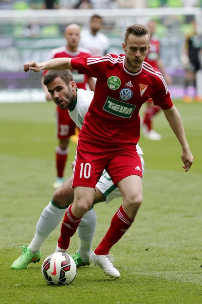 Ferencvaros vs. DVSC OTP Bank League football match — Stock Photo, Image