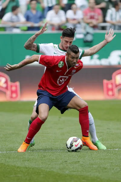 Ferencvaros vs videoton otp bank league football match — Stockfoto