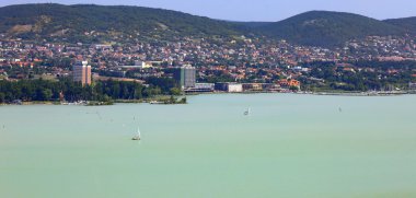 The Tihany peninsula in Hungary clipart