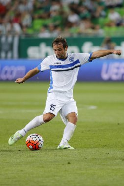 Zeljeznicar Uefa El vs Ferencvaros niteleyici futbol maçı