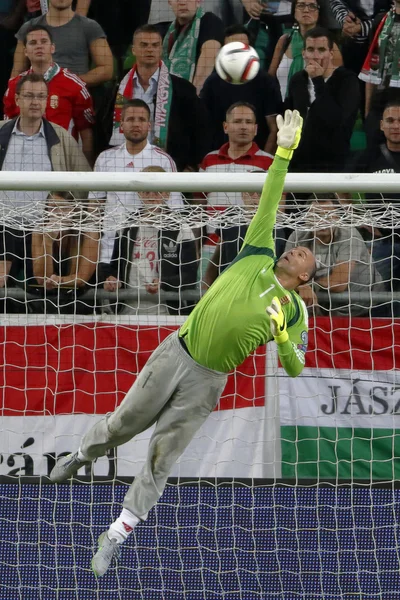 헝가리 대 루마니아 Uefa 유로 2016 예선 축구 경기 — 스톡 사진