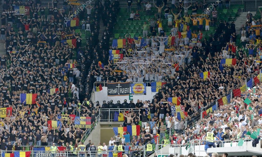 Hungary Vs Romania Uefa Euro 16 Qualifier Football Match Stock Editorial Photo C Szirtesi