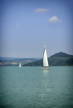 Balaton Gölü teknede mühürleme
