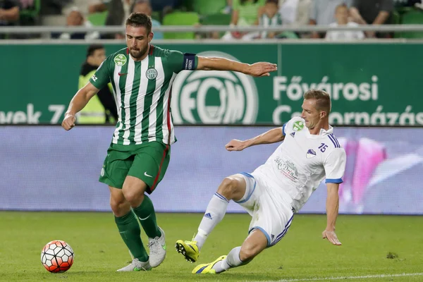 Ferencvaros vs Békéscsaba Otp Bank liga mecz piłki nożnej — Zdjęcie stockowe