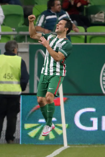 Ferencvaros vs. Honved OTP Bank League partido de fútbol — Foto de Stock