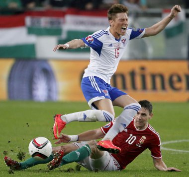 Faroe Adaları Uefa Euro 2016 vs Macaristan niteleyici futbol Eşleştir