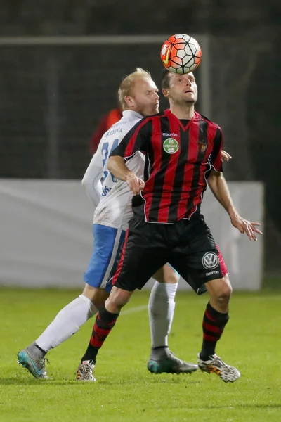 MTK vs. Honved OTP Bank League football match — Stock Photo, Image