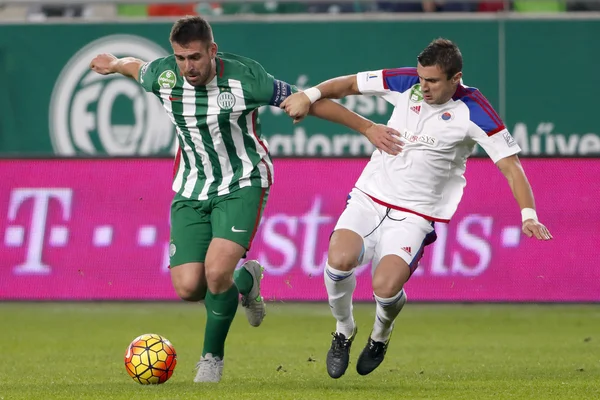 Ferencvaros vs. Vasas OTP Bank League football match — Stock Photo, Image