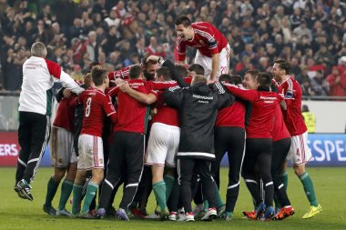 Hungary vs. Norway UEFA Euro 2016 qualifier play-off football match