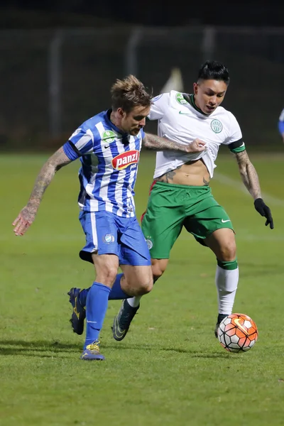 MTK Budapeşte - Ferencvaros Otp Bankası Ligi futbol maçı — Stok fotoğraf