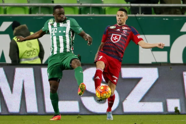 Ferencvaros - Videoton OTP Bank League partido de fútbol — Foto de Stock