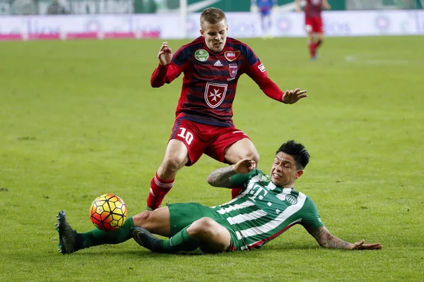 Ferencvaros - Videoton Otp Bankası Ligi futbol maçı — Stok fotoğraf