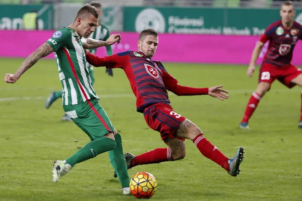 Ferencvaros - Maďarský klub Ujpest Otp Bank liga ragby — Stock fotografie