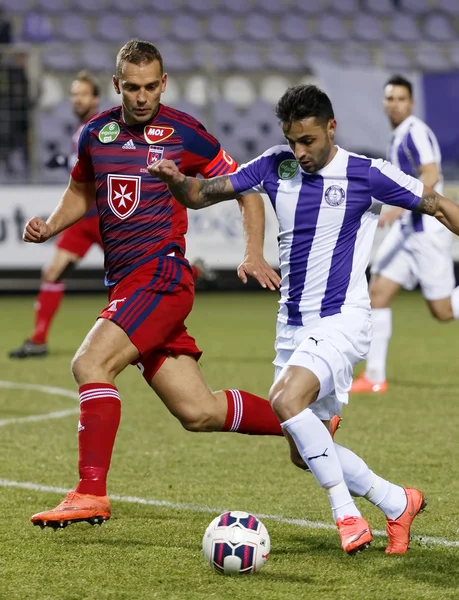 Ujpest - Videoton OTP Bank League football match — Stock Photo, Image