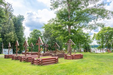 Nil Çölü. Nilo Manastırı, Stolobenskaya Pustyn. Tver bölgesi. 