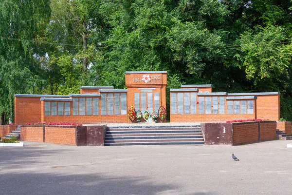 Monumento Segunda Guerra Mundial Torzhok Região Tver Rússia — Fotografia de Stock